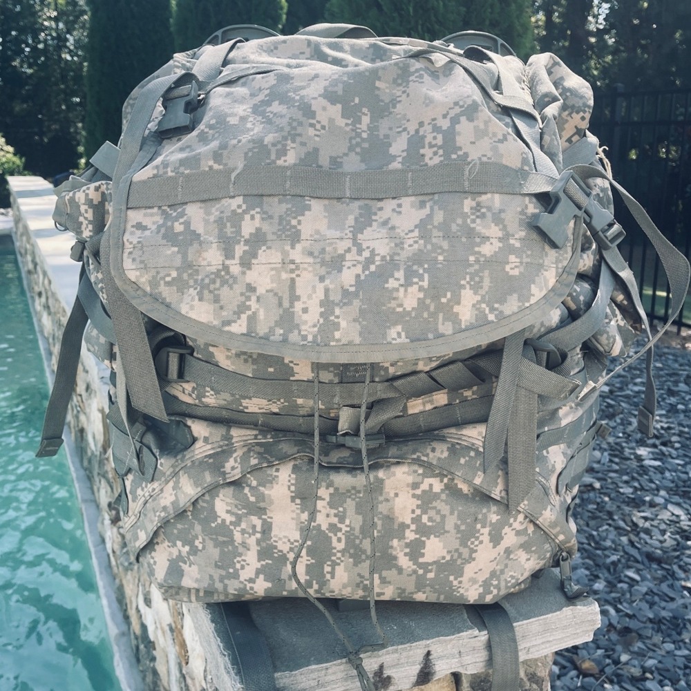 Specialty Defense MOLLE II Rucksack Large ACU Camo Tactical Rucking Bag